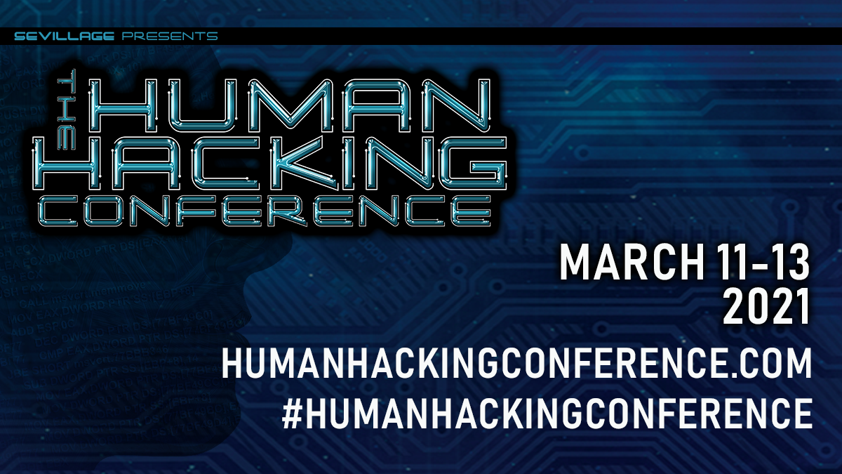 Human Hacking Conference 2021 Goes Virtual! Security Boulevard